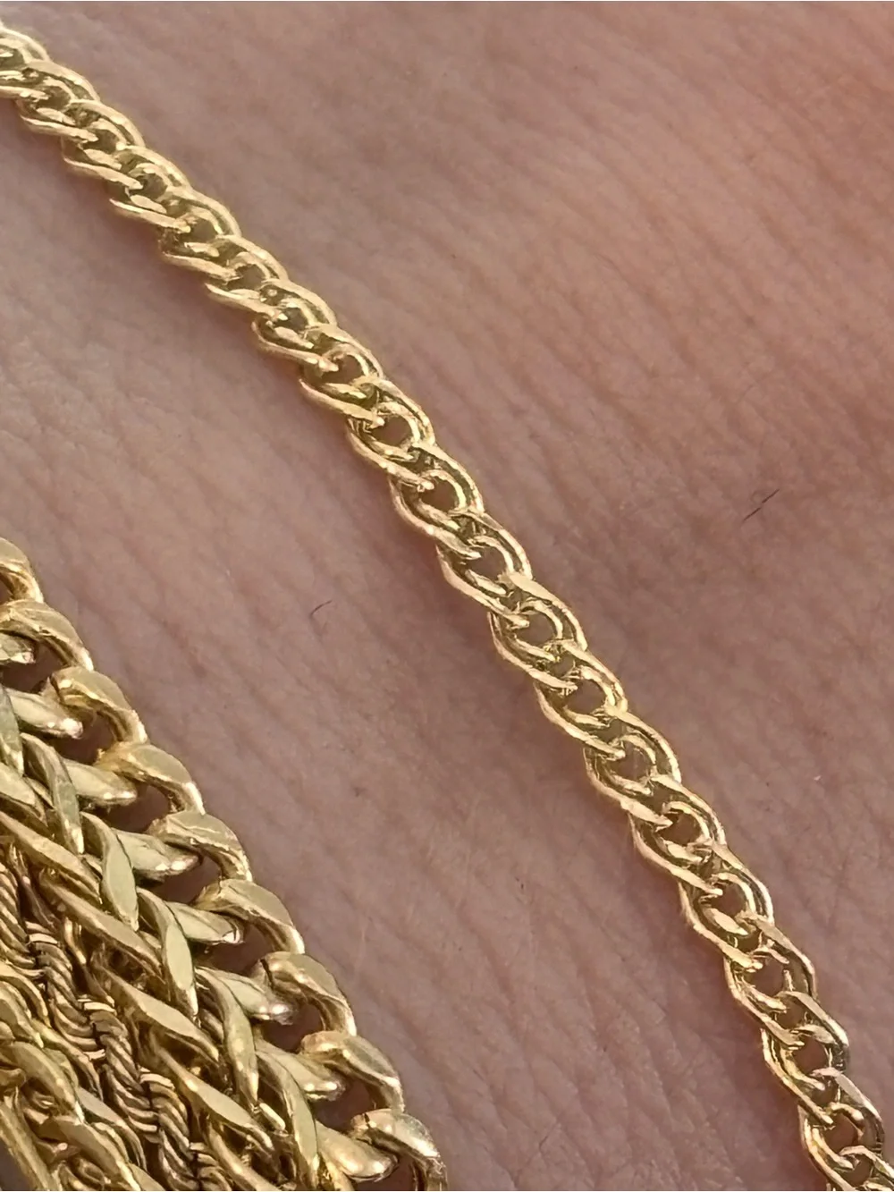 10k Yellow Gold 6.5” Nona Link Bracelet NEW Made in Italy
